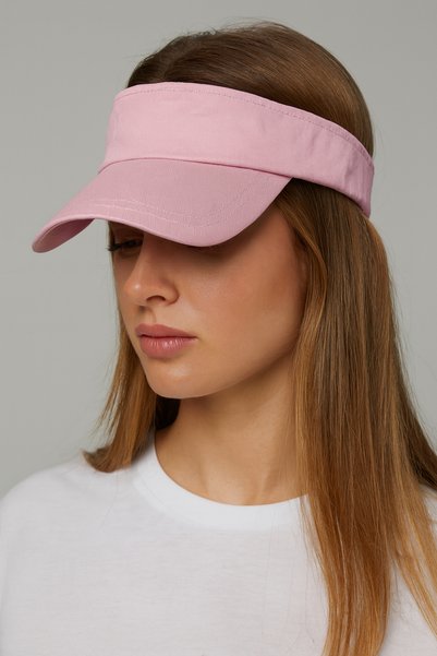 HatClub Exclusive Women Adjustable Summer Sun Visor Hat Pink Color Sport Visor Hat for Outdoor and Beach Use