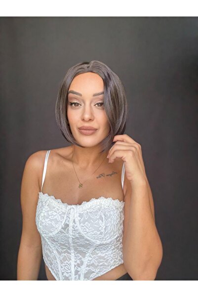 Suzan Peruk Küt Kahverengi Medikal peruk