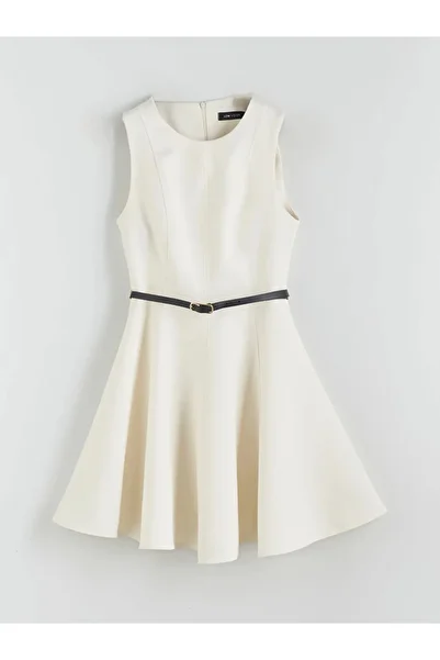 LC Waikiki Crew Neck Waist Dress