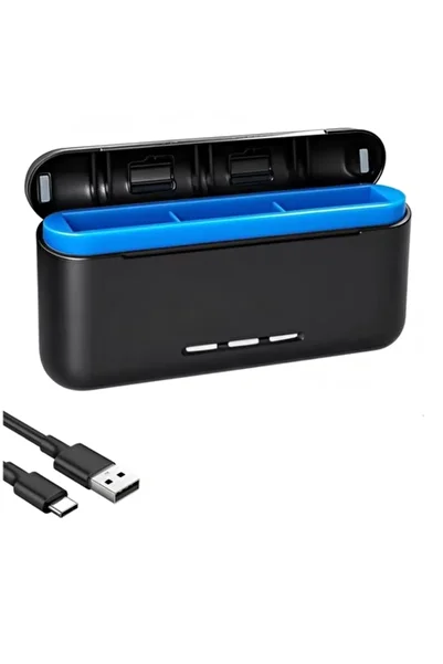 Generic Battery Charger with 3 Charging Slots LED Display – Portable Charging Case for GoPro Hero 9/10/11/12