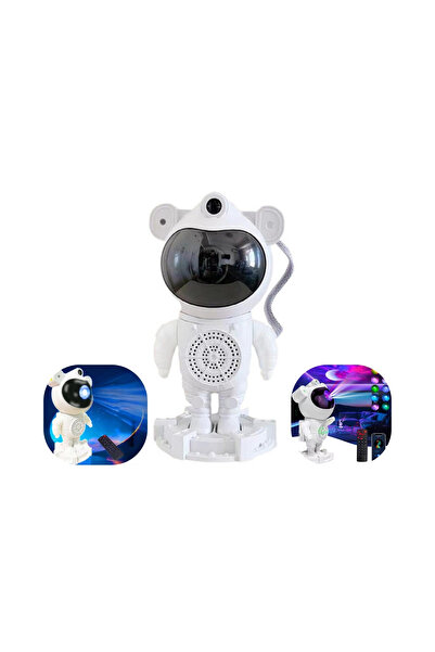 layfhex Sesli Astronot Galaksi Kumandalı Gece Tavan Lambası Samanyolu Projeksiyon Işığı