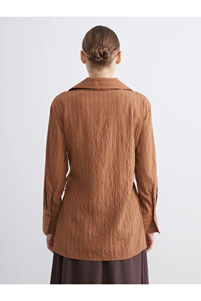 LC Waikiki Γυναικείο πουκάμισο με ριγέ κορδόνια