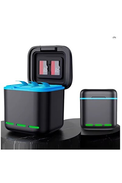 Generic Battery Charger Station with 3 Channel Type-C Cable – Compatible with GoPro Hero 9/10/11/12