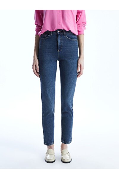 LC Waikiki Mom Fit Kadın Jean Pantolon