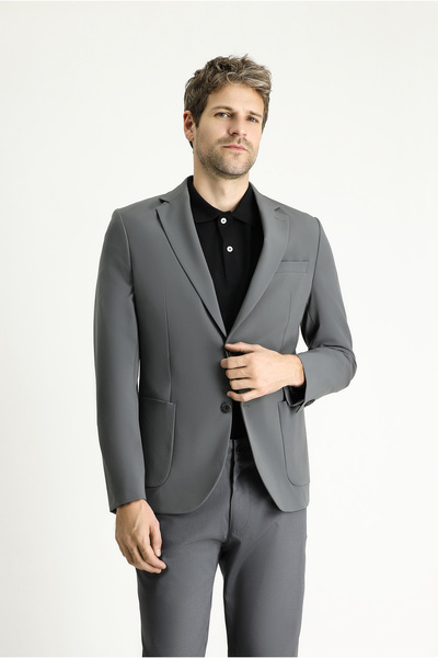 Kiğılı Techno-Line Slim Fit Slim Fit Lycra Jacket