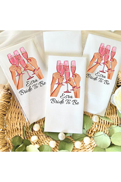 Lion Baskı ve Organizasyon Bride To Be Baskılı Peçete