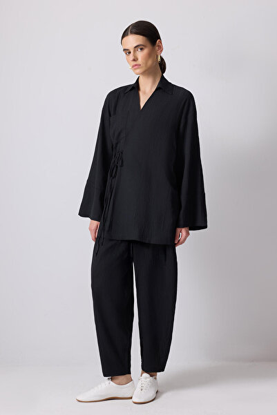 Touché Privé Kruvaze Kimono Set