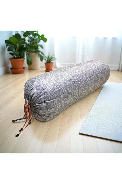 NareSpor Бавовняна тканина з дизайном у вигляді мотузки Подушка для йоги - Циліндрична подушка для йоги