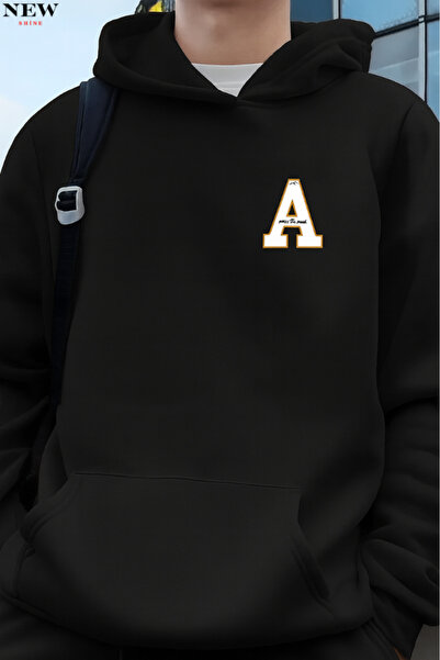 New Shine Hanorac imprimat cu litera A