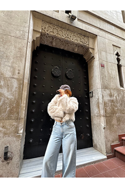 Bak'ap Κοντό τεχνητό μπουφάν με εξαιρετική επένδυση