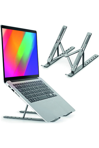 Sage Laptop Yükseltici Stand Ayarlanabilir Macbook Notebook Altlık Metal Dizü...