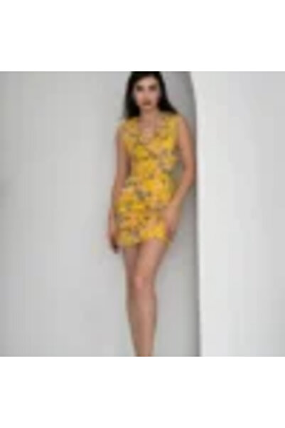 Andress Boutique Mini Dress Hana, Yellow