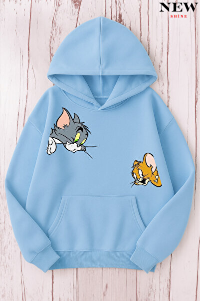 New Shine Hanorac cu imprimeu Tom și Jerry