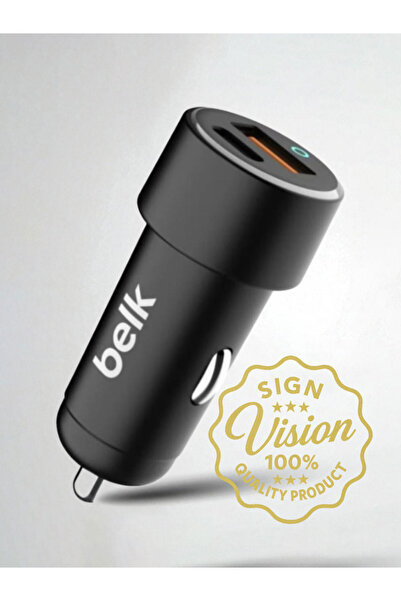 Belk 53W Car Charger – Fast Charging USB Car Adapter for Mobile Devices