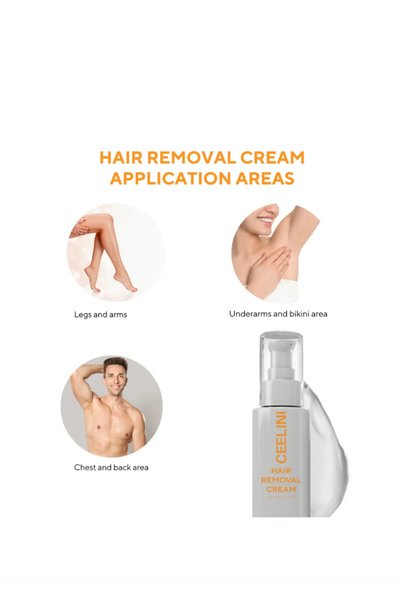 Ceelini Hair Removal and Hair Roots Reducing Cream Suitable for All Skin