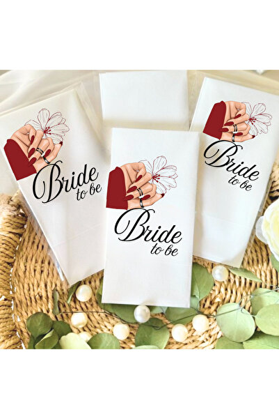 Lion Baskı ve Organizasyon Bride To Be Baskılı Peçete