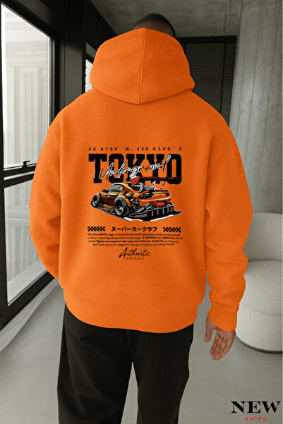 New Shine Hanorac imprimat Tokyo