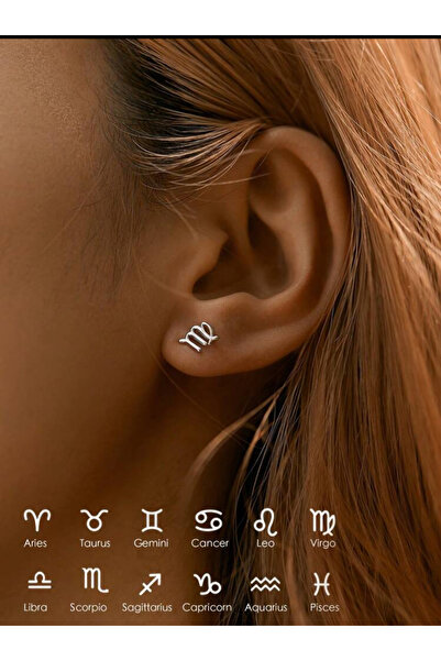 sirius jewelry 925 Gümüş | Burç Küpe