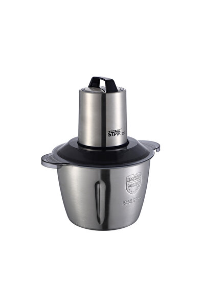 WINNINGSTAR ويننج ستار قطاعة طعام , سعة 3 لتر , وعاء فولاذي , 4 شفرات , سرعتا...