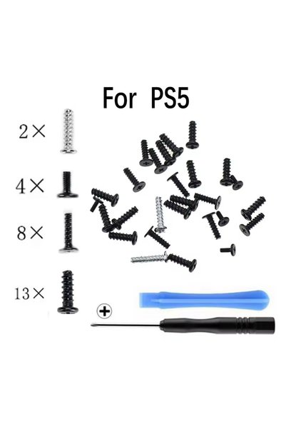 POPKONSOL PS5 Kol Yedek Vida Tornavida Seti Playstation 5 Dualsense Tamir Yed...