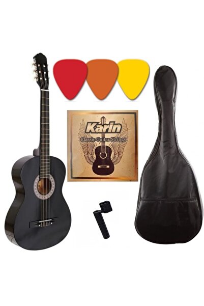 gonzales KLASİK GİTAR SETİ ( GİTAR+KILIF+TEL TAKIMI+BURGU ÇEVİRİCİ+PENA)