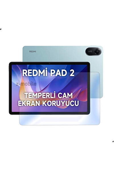 ZMOBILE Redmi Pad 2 11 inç Uyumlu Ekran Koruyucu Temperli Cam Redmi Pad 2 Ekr...