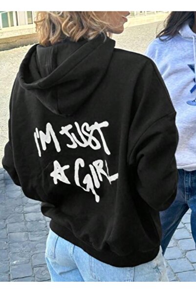 shidumanlar Dukserica Im JUST Girl Oversize kroj 3 niti Ş Čupkani materijal Z...