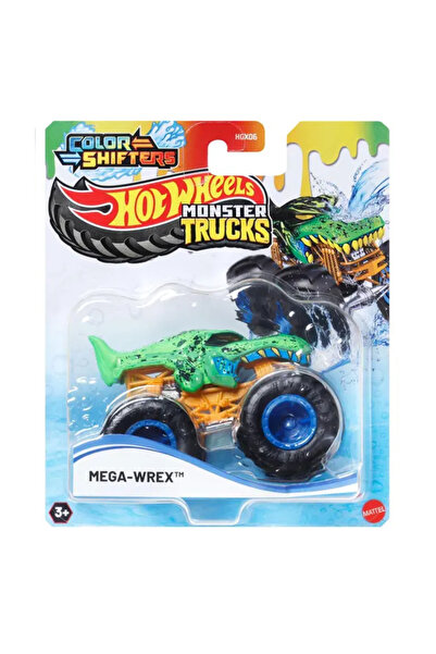 HOT WHEELS Monster Trucks Arabalar Mega Wrex Renk Değiştiren Oyuncak Araba JDV85