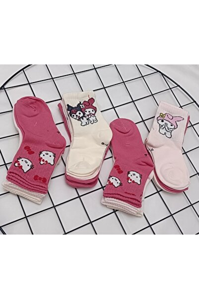 EKMEN ÇORAP 12 Pairs of Girls' Socks