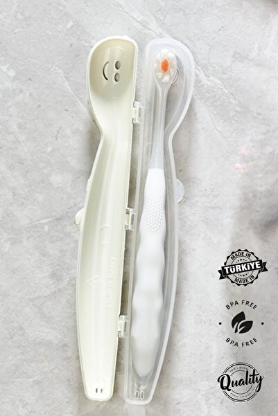 MUF HOME Pratik Diş Fırçası Kutusu Fırça Saklama Ve Taşıma Kabı Hijyenik, Day...