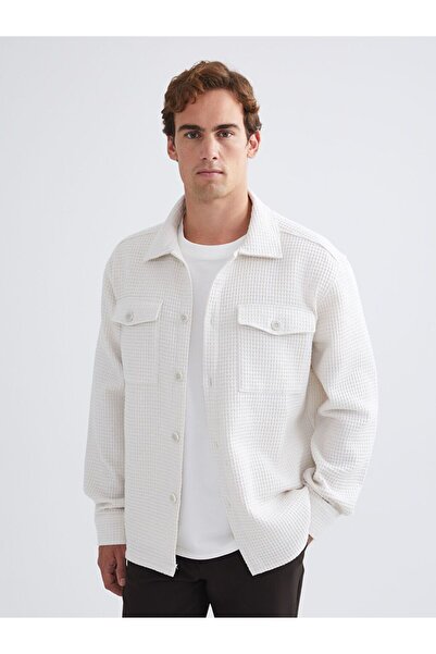 LC Waikiki LCW Vision Regular Fit Uzun Kollu Erkek Gömlek Ceket