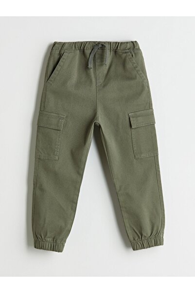 LC Waikiki LCW Kids YENİ SEZON Beli Lastikli Erkek Çocuk Kargo Jogger Pantolon
