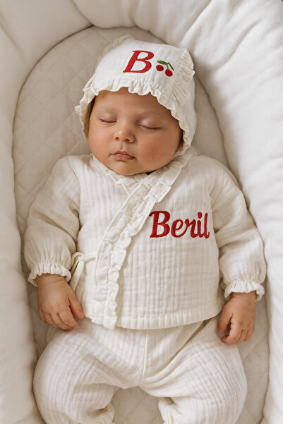 hobittu Erkek kız Bebek müslin takım