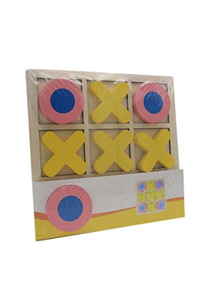 Generic Portable Lightweight Fun Entertaining Imaginative Wooden Xo Game Set For Kids