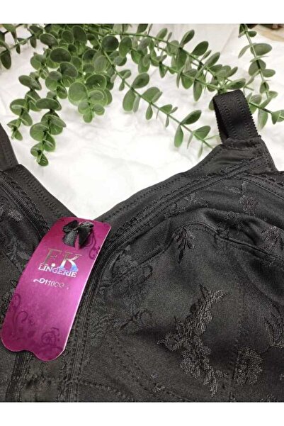 IVONA LINGERIE Plus Size Unlined Recovery C Cup Bra - Black