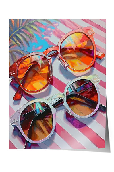 Zestia Безрамков постер, Отражения от слънчеви очила – Летни вибрации, Постер...