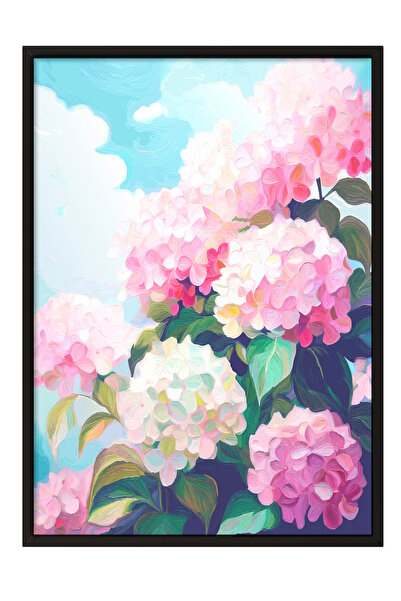 Zestia Картина с черна рамка, цветя гербера, декорация за спалня Постер №: 11...