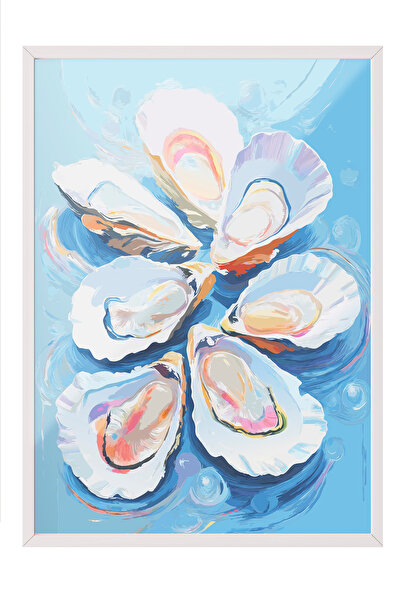 Zestia Картина с бяла рамка, композиция от стриди, постер за кухня №: 112404