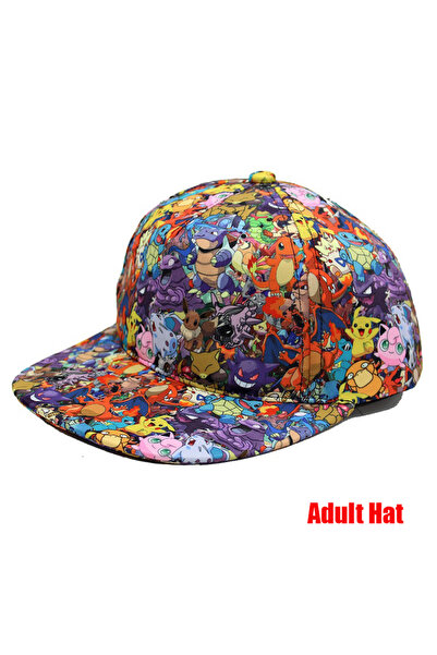 Choice6 قبعة بيسبول بوكيمون بيكاتشو قابلة للتعديل لشخصية أنمي مكونة من 15 شخص...
