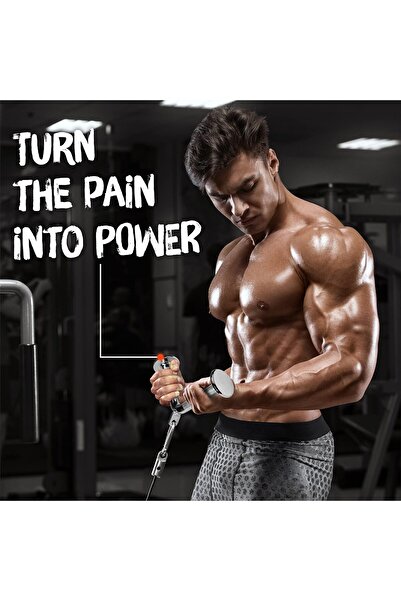 erorex Double D Row Handle Cable Attachment Combo Tricep Pulldown Rope Cable Machine Accessories Home Gym