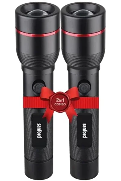 erorex Rechargeable ELIPSE V2 Series ZOOM LED FLASH LIGHT 2 PCS COMBO PACK SF4680SLC