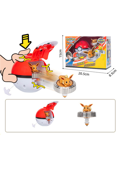 Choice7 مع صندوق بوكيمون إلف الدوارة، تمثال صغير على شكل كرة جيروسكوبية، بيكا...
