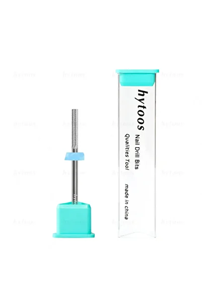 Choice3 2X Fine - 2XF HYTOOS Top Cut Mini Barrel Nail Drill Bits Carbide Cuticle Clean Nail Bit Remove Ornam
