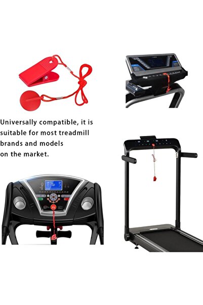 erorex Treadmill Safety Lock Safety Switch Starting Key Emergency Stop Switch Safety Latch Absorbent