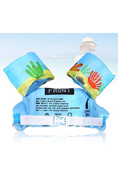 erorex Kids Swimming Float Vest Toddler Swim Aids Arm Floaties Ages 2 6 14 25Kg Learn Swim Safety Gear