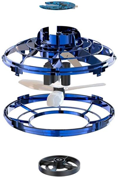 erorex Flynova Ufo Fingertip Upgrade Flight Gyro Flying Spinner Black