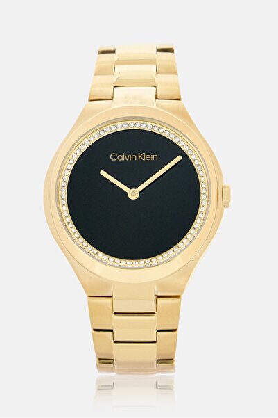 Calvin Klein Women 25200367 Stainless Steel Analog Watch 36mm, Gold