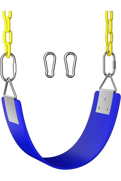 erorex Heavy Duty Swing Seat 70’’ Chain Plastic Coated Children Outdoor Playground Accessories Swing Set