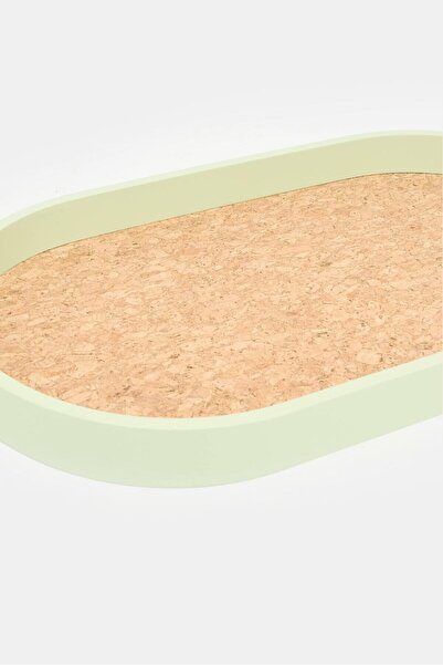 erorex Teal Oval Tray, Blue, One Size