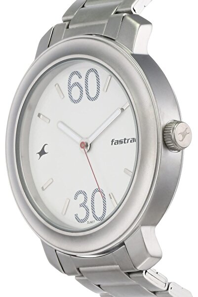 erorex Straight Lines Analog Black Dial Men's Watch NM3222SM01/NN3222SM01/NP3222SM01 Silver Silver Strap